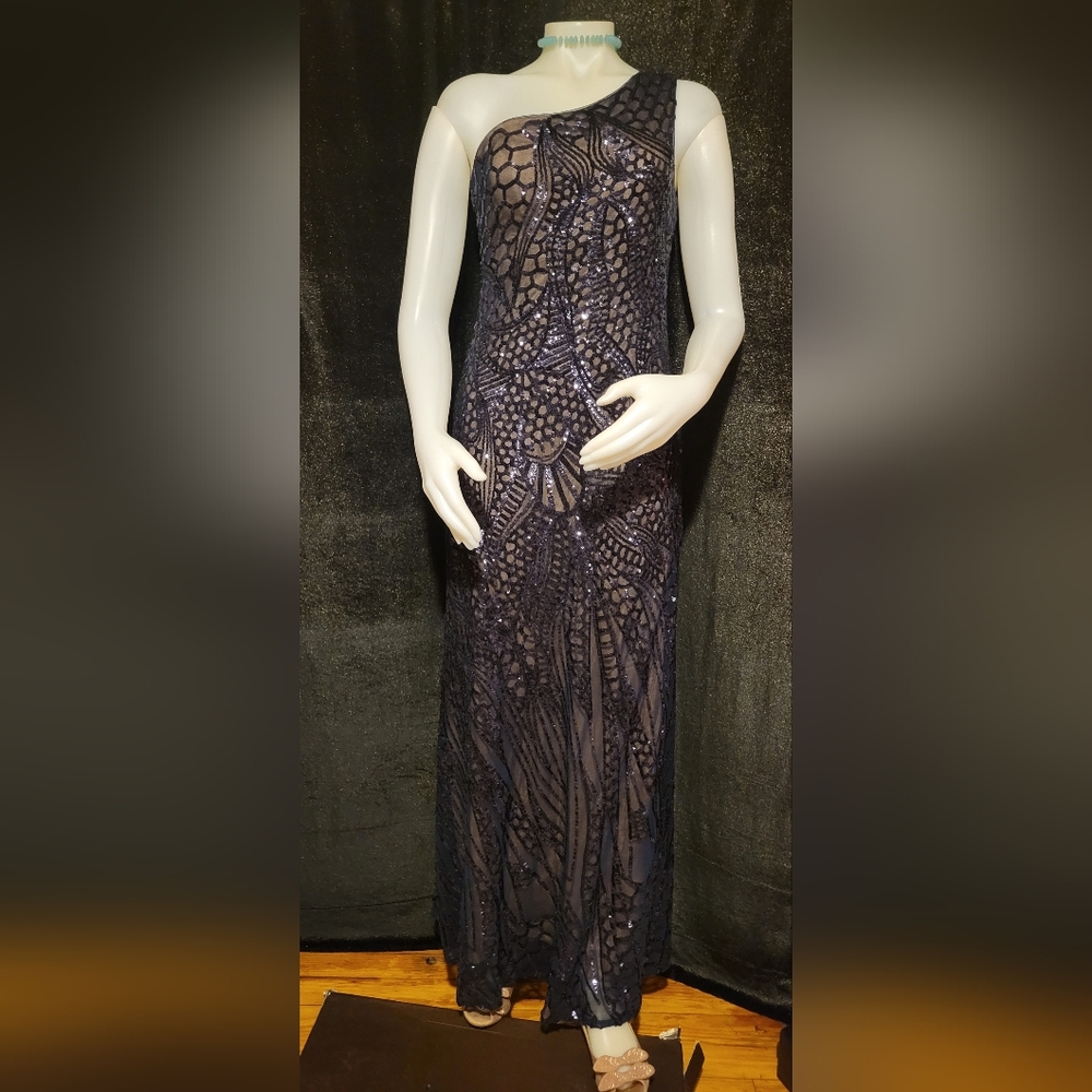 Nightway sequin dress